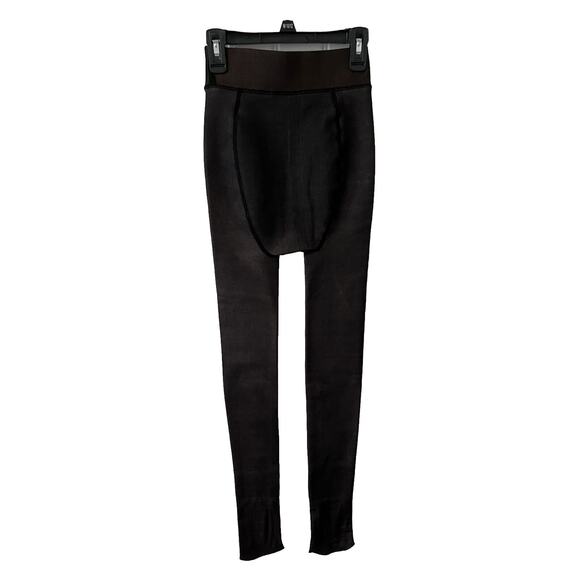 Women Winter Autumn Outdoor Legs Fake Translucent Warm Fleece Pantyhose Stocking - Picture 7 of 12